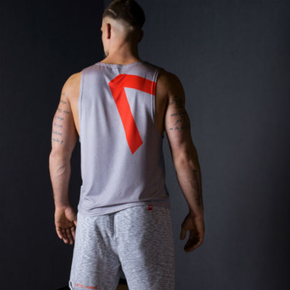 Tank Top GRAY&RED AR