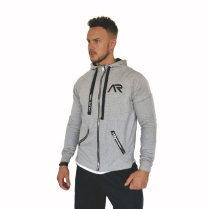 Bluza Zip Cotton Gray AR MAN - obrazek 5