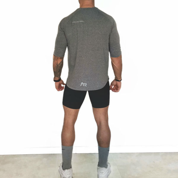 Szorty DEEP BLACK&GRAY MAN - obrazek 3