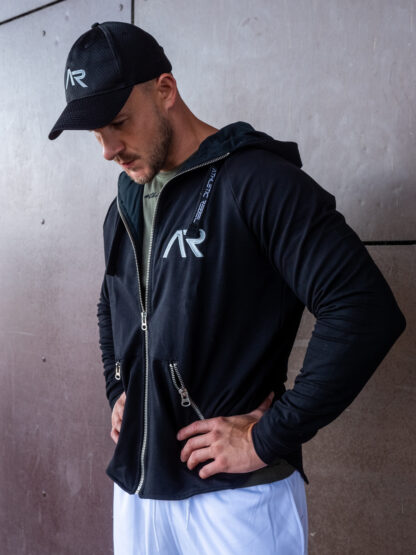 Bluza Zip Cotton Black AR MAN