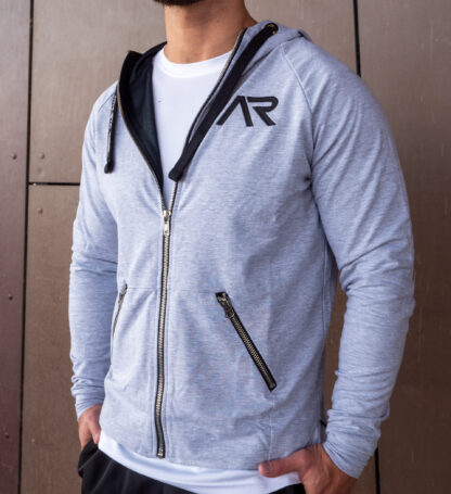 Bluza Zip Cotton Gray AR MAN