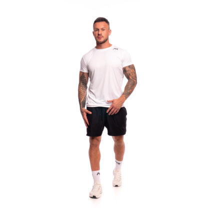 Męski T-shirt treningowy White - obrazek 4