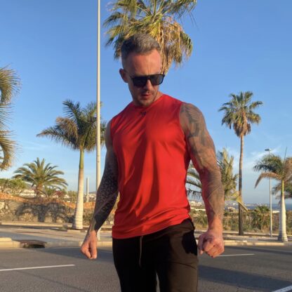 Koszulka męska tank top AR red - obrazek 2