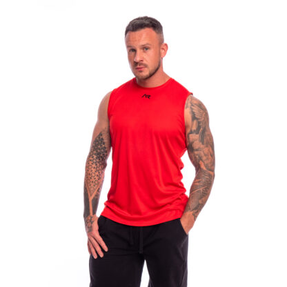 Koszulka męska tank top AR red