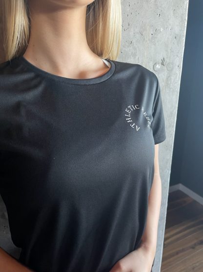 Koszulka damska fitness Black - obrazek 4