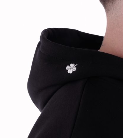 Bluza dresowa hoodie Premium Cotton Black - obrazek 3