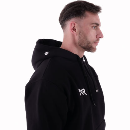 Bluza dresowa hoodie Premium Cotton Black - obrazek 5