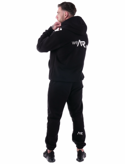 Bluza dresowa hoodie Premium Cotton Black - obrazek 2