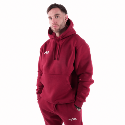 Bluza dresowa hoodie Premium Cotton Burgundy