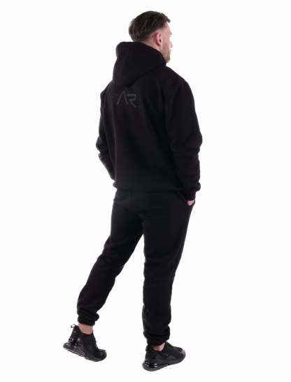 Bluza dresowa hoodie Premium Cotton Deep Black - obrazek 2