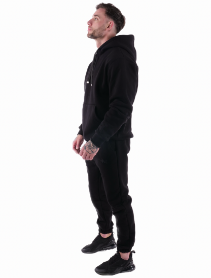 Spodnie dresowe Premium Cotton Deep Black - obrazek 4