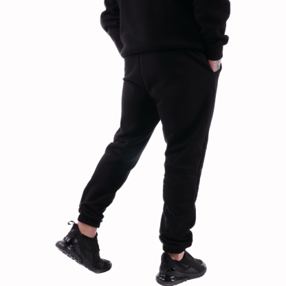 Spodnie dresowe Premium Cotton Deep Black - obrazek 2