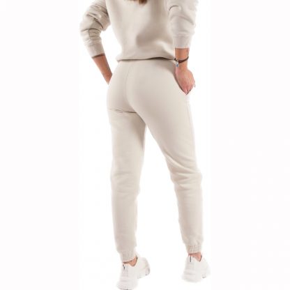 Spodnie dresowe Premium Cotton Sand Beige - obrazek 2