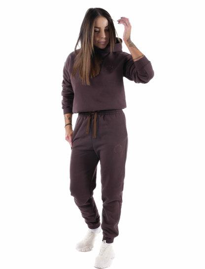 Spodnie dresowe Premium Cotton Chocolate - obrazek 2
